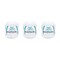 Aunt Lydia Extra Fine White Crochet - 3 Pack of 500y/457m - Cotton - Gauge 30 - Crochet